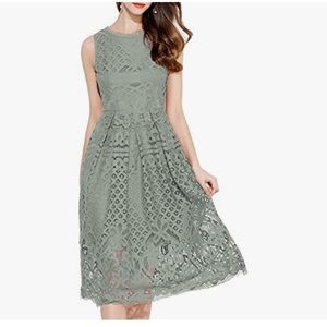 Cocktail Dress, Sleeves
Military green
Size M